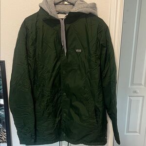 Vans Men's Dark Green Coaches Jacket